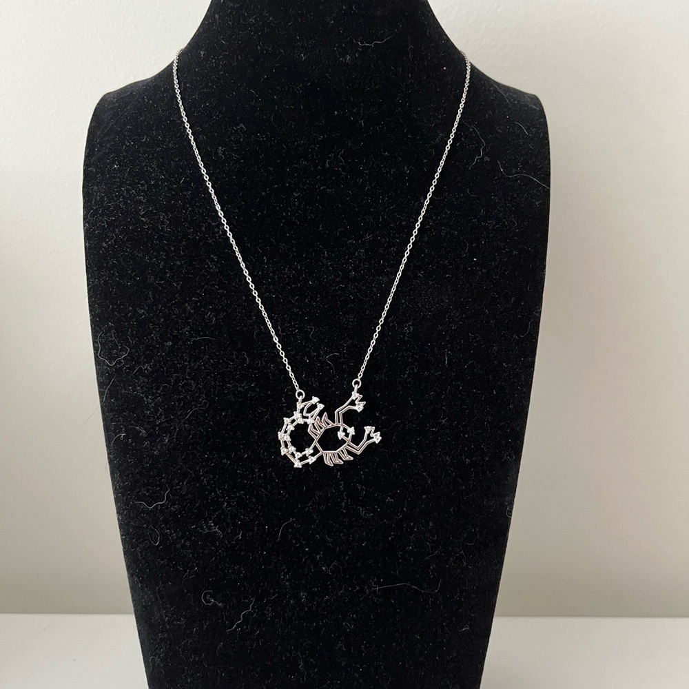 NWT sterling silver Scorpio zodiac necklace